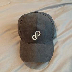 Poshmark Adjustable Hat Grey Suede
